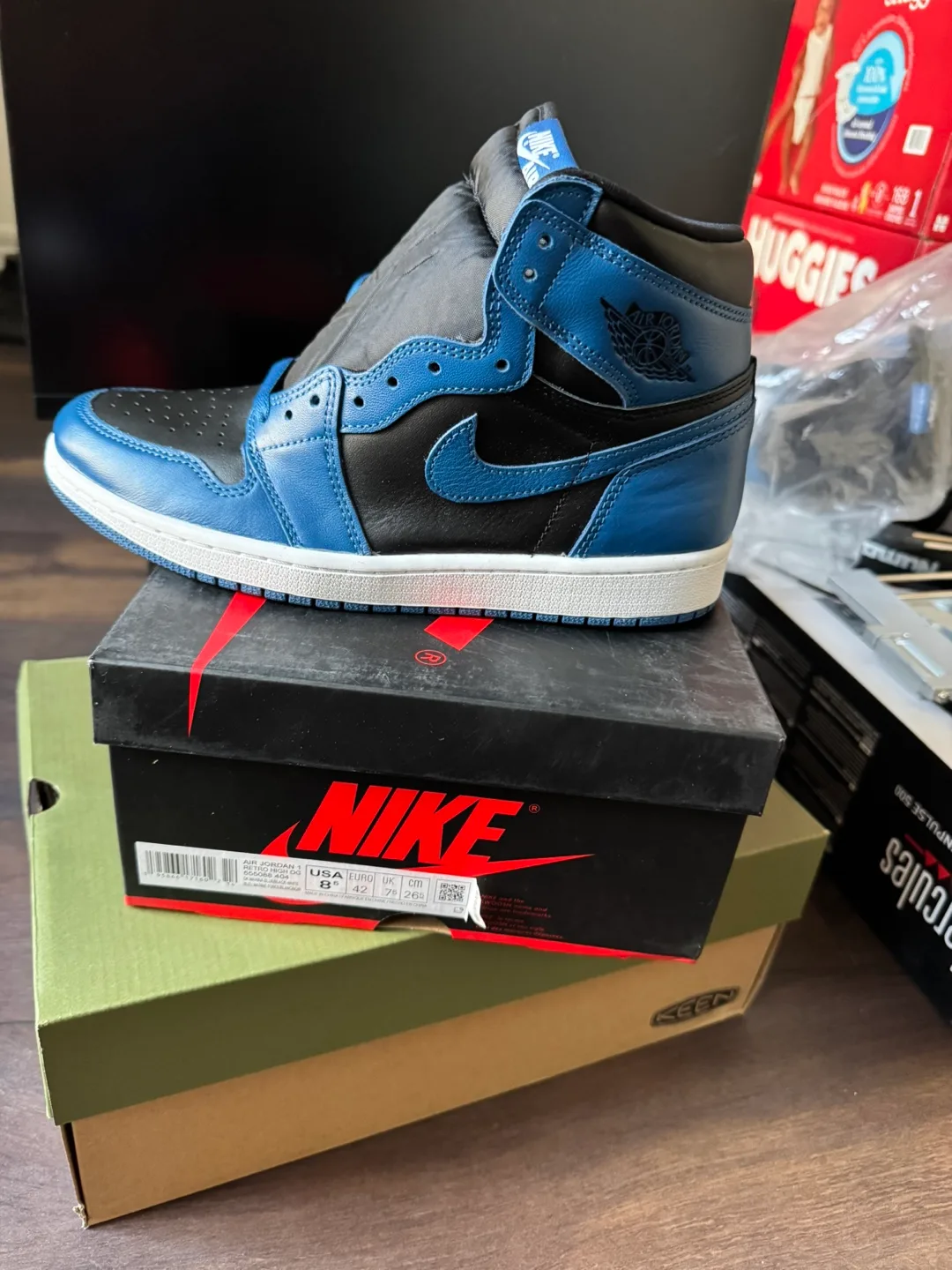 Nike Air Jordan 1 High Marina Blue size 8.5