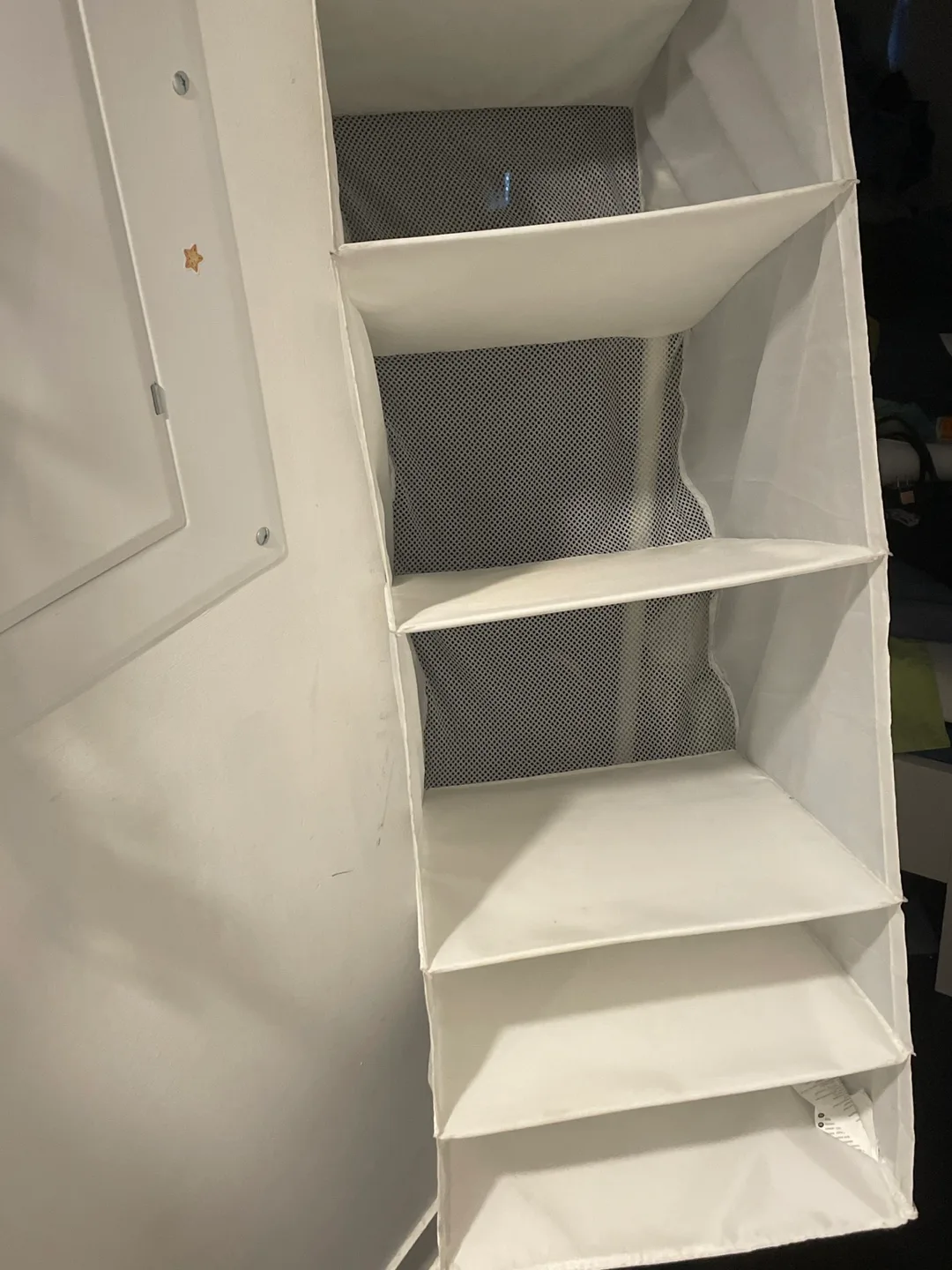 2 Hanging Closet Organizer - White thumbnail