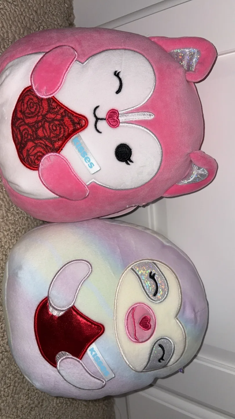 Squishmallows Valentine Plush - Pink & Pastel thumbnail