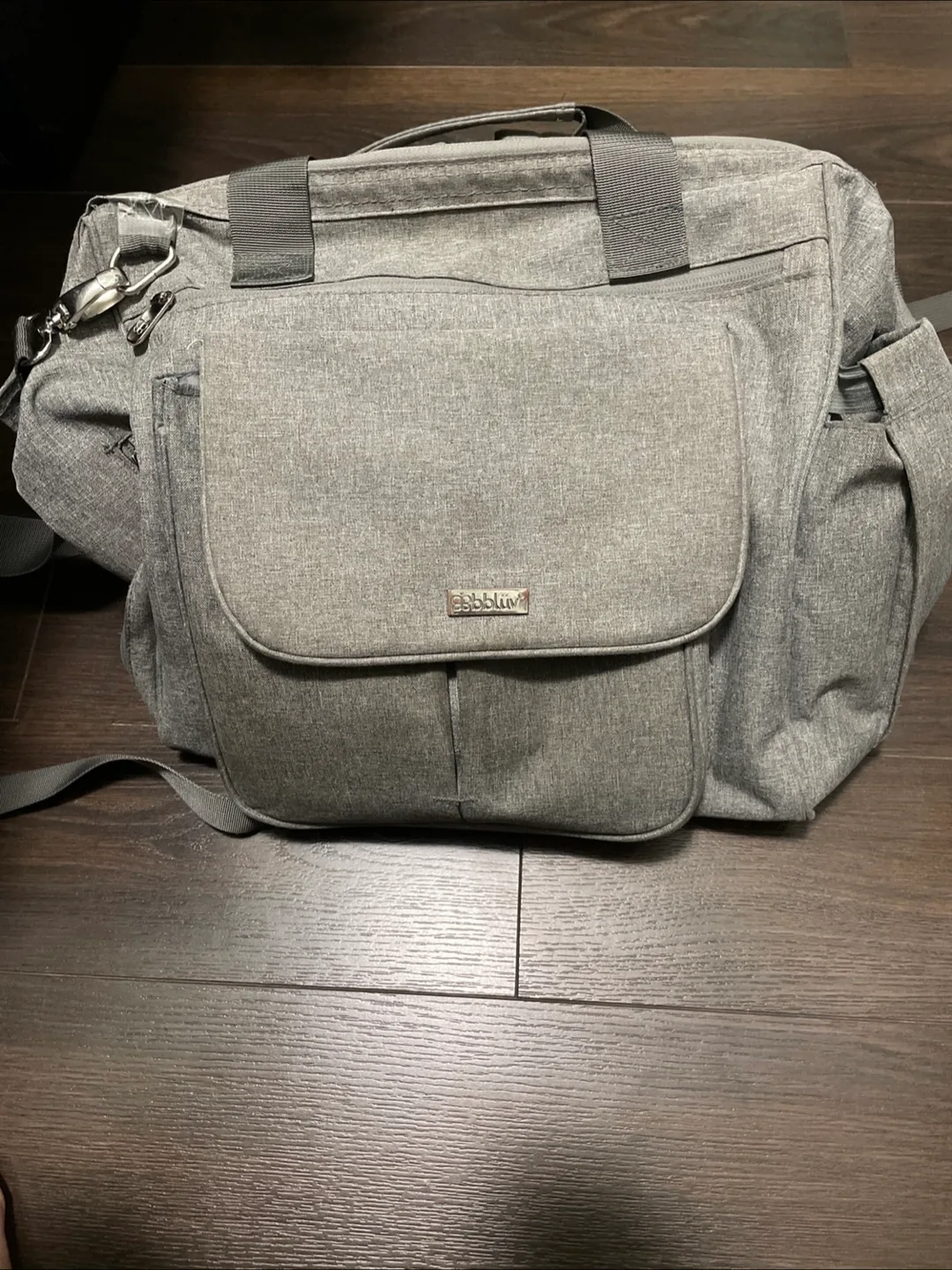 🇨🇦 bbluv grey diaper bag thumbnail