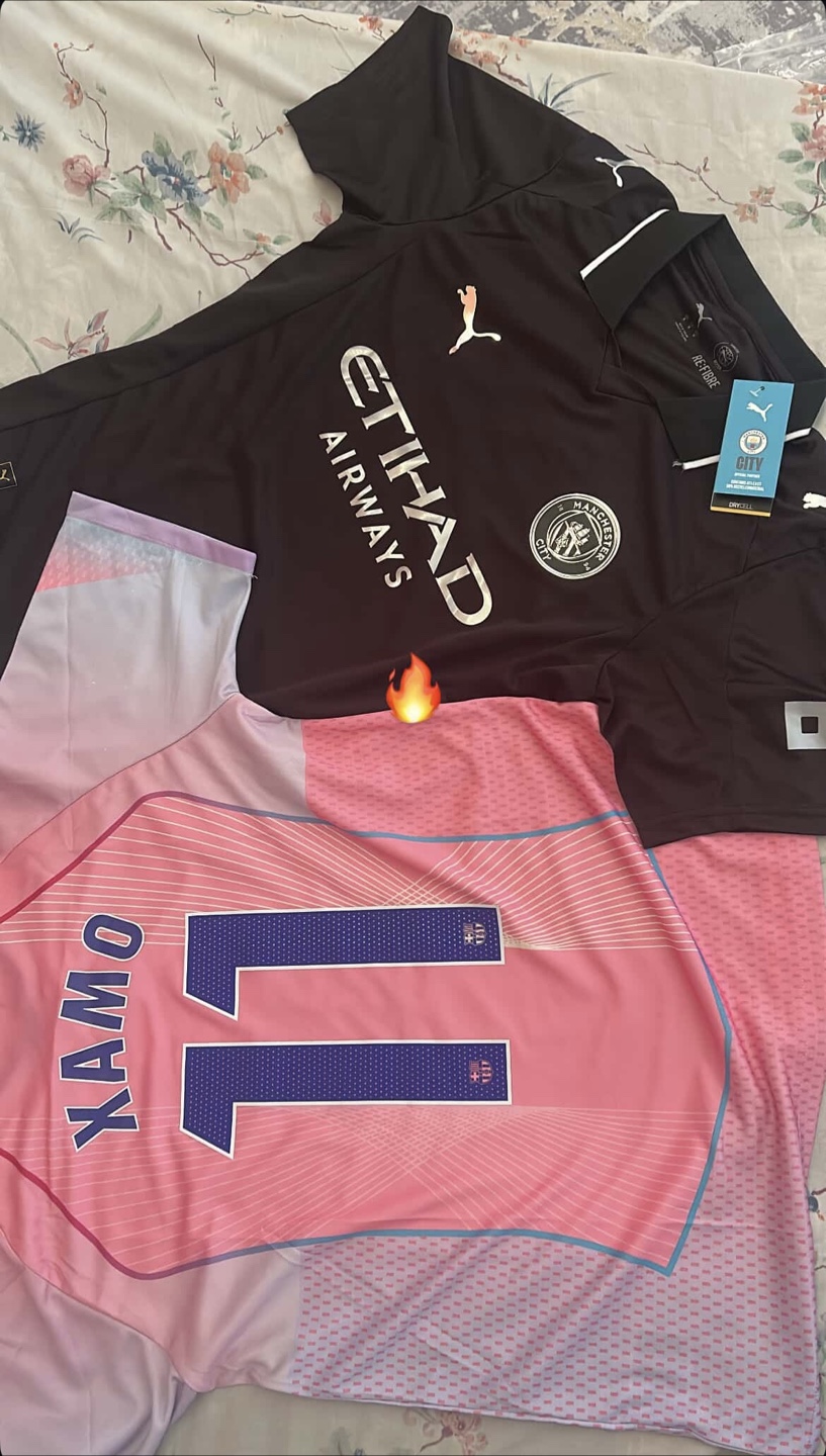 Barca X Man City Jerseys