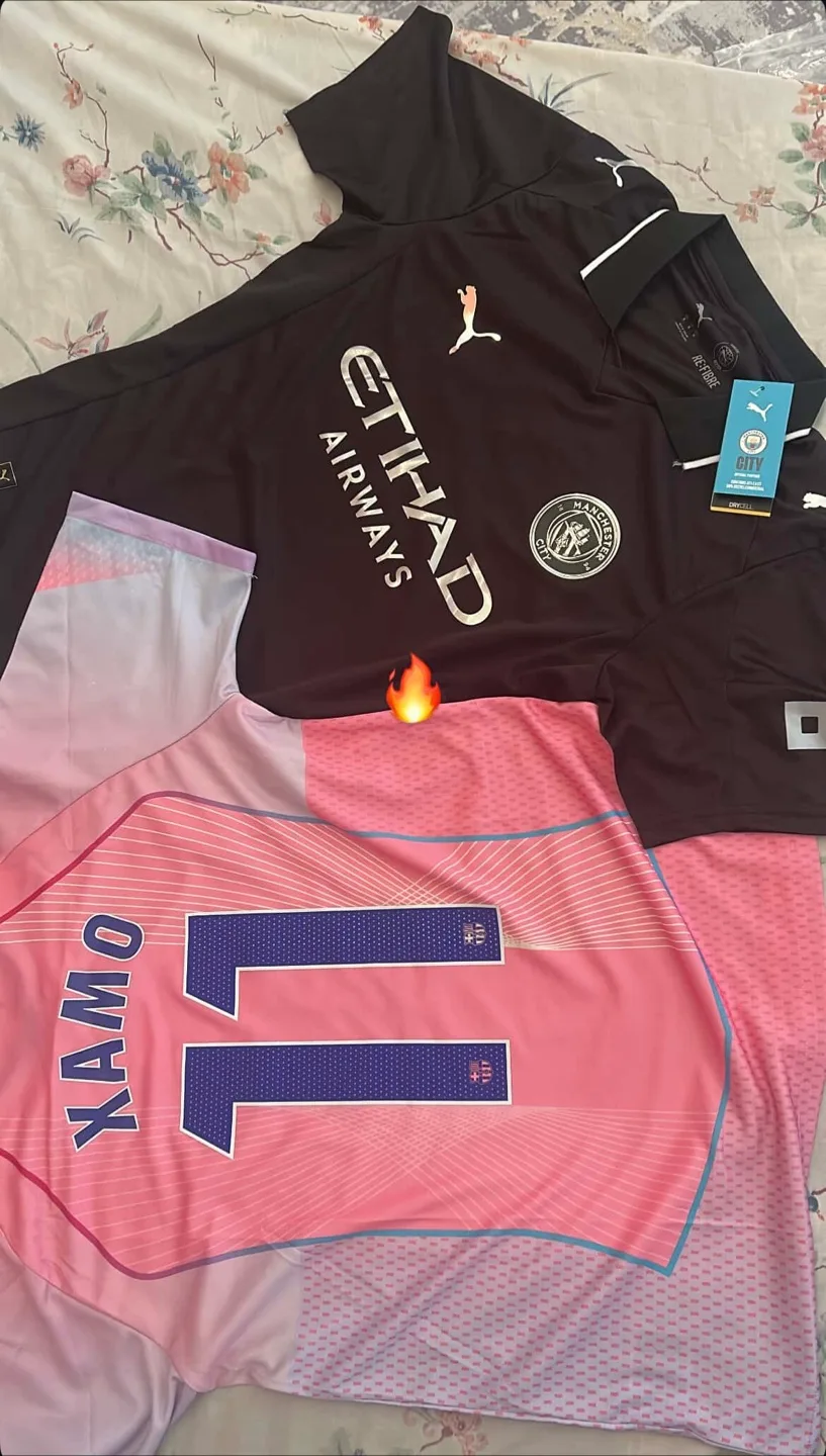 Barca X Man City Jerseys