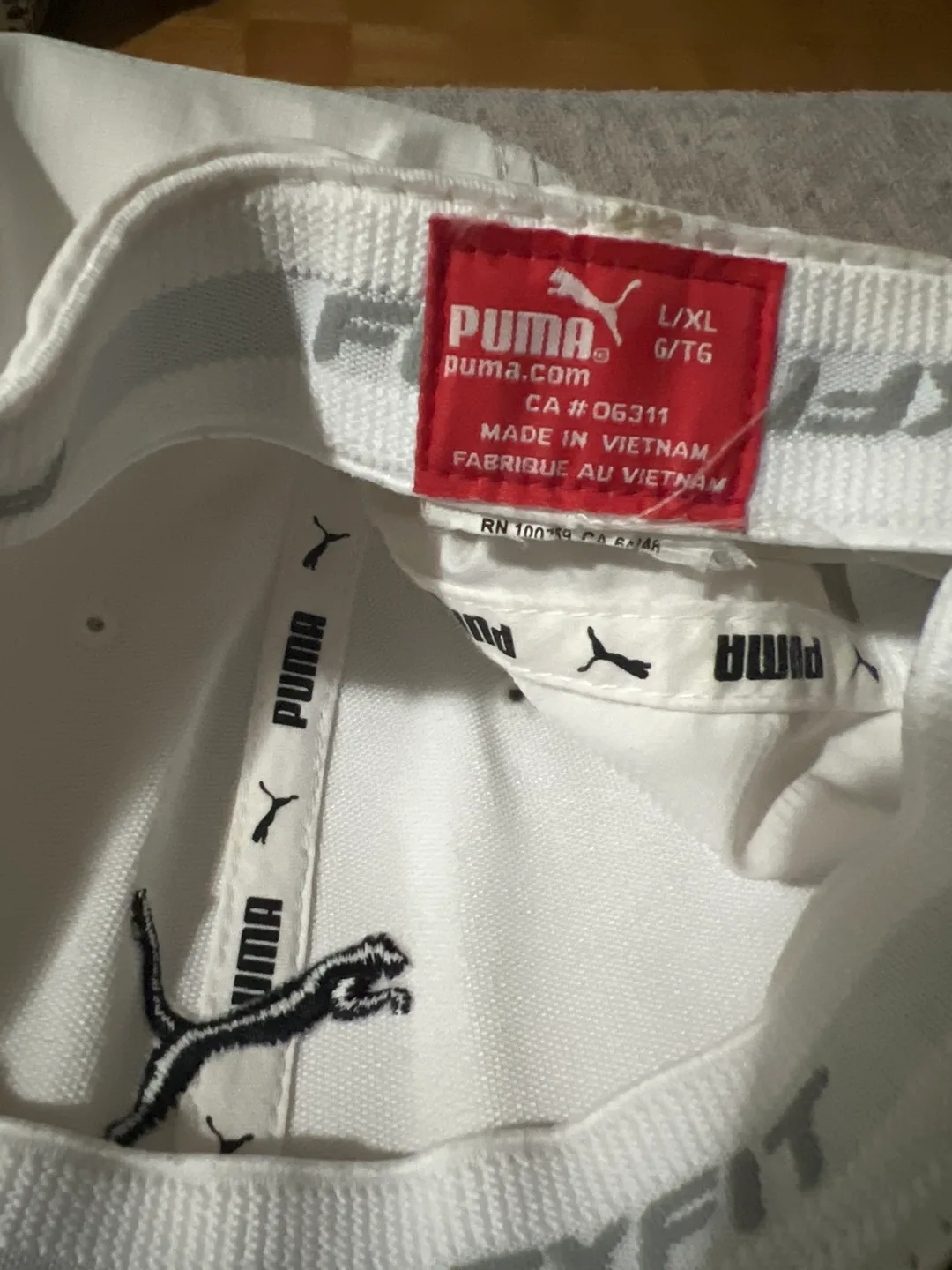 Puma White Golf Hat - L/XL thumbnail