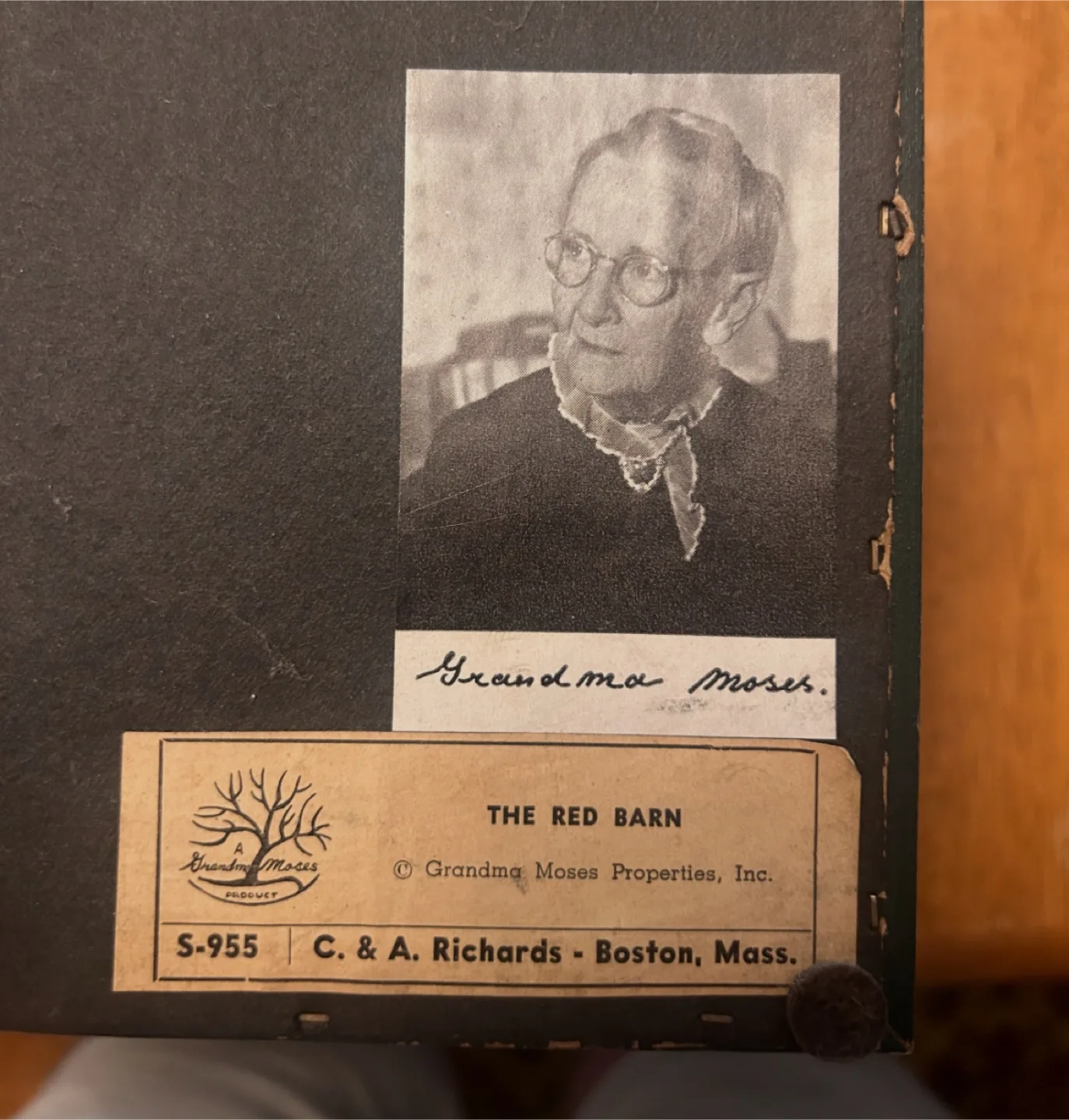 Grandma Moses Framed Prints authentic signed with COA image indicator(8)