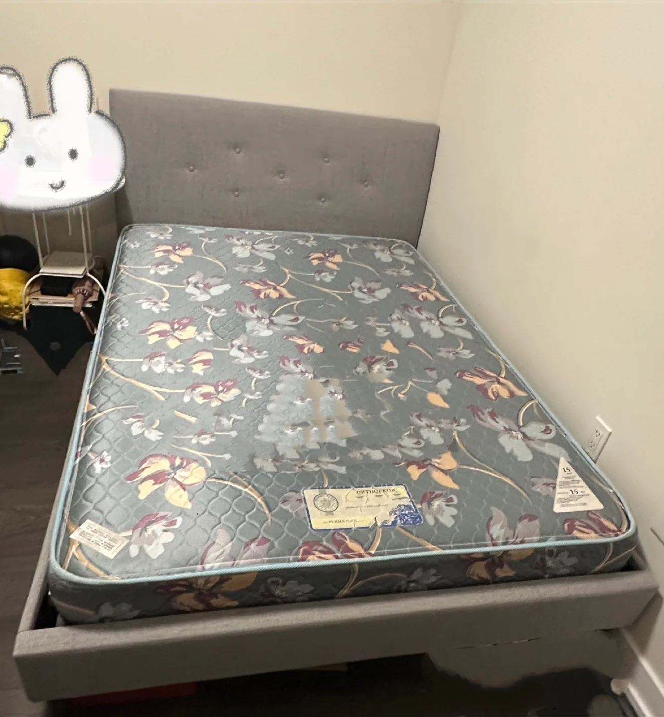 Double Bed Frame & Orthopedic Mattress thumbnail