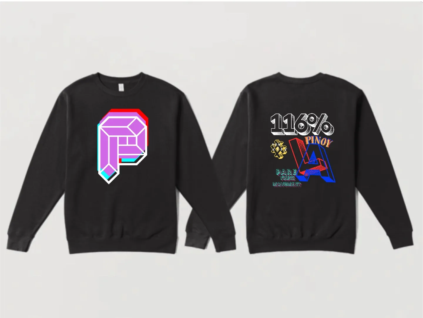 Custom design Graphic Print Crewneck Sweatshirt thumbnail