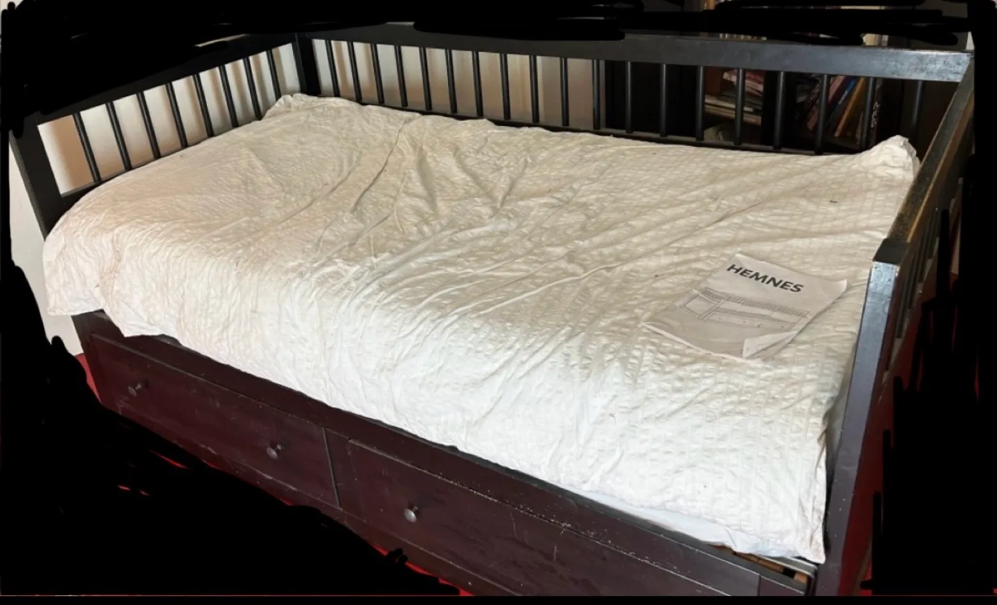 IKEA Hemnes Daybed Frame - Black Brown thumbnail