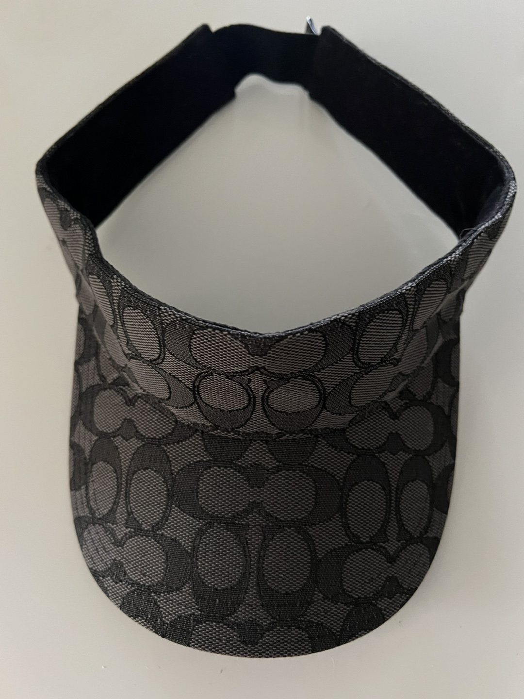 Coach Visor - Black & Grey
