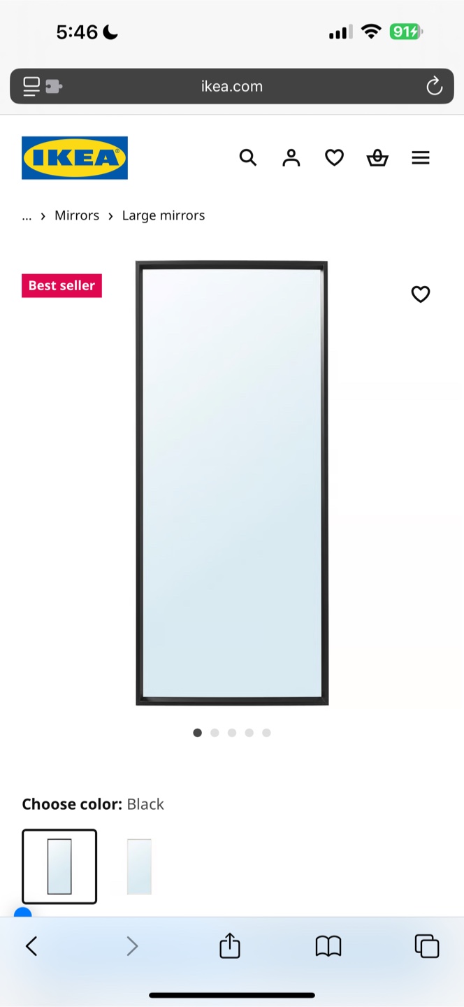 IKEA NISSEDAL Mirror