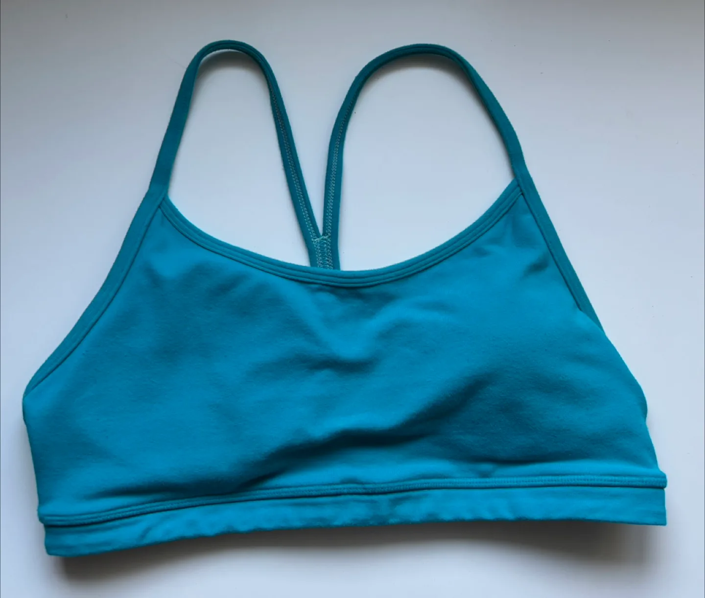 Lululemon Blue Sports Bra size 6/8 thumbnail