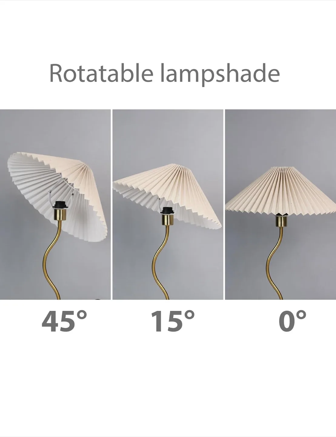 Table Lamp with Pleated Shade image indicator(6)
