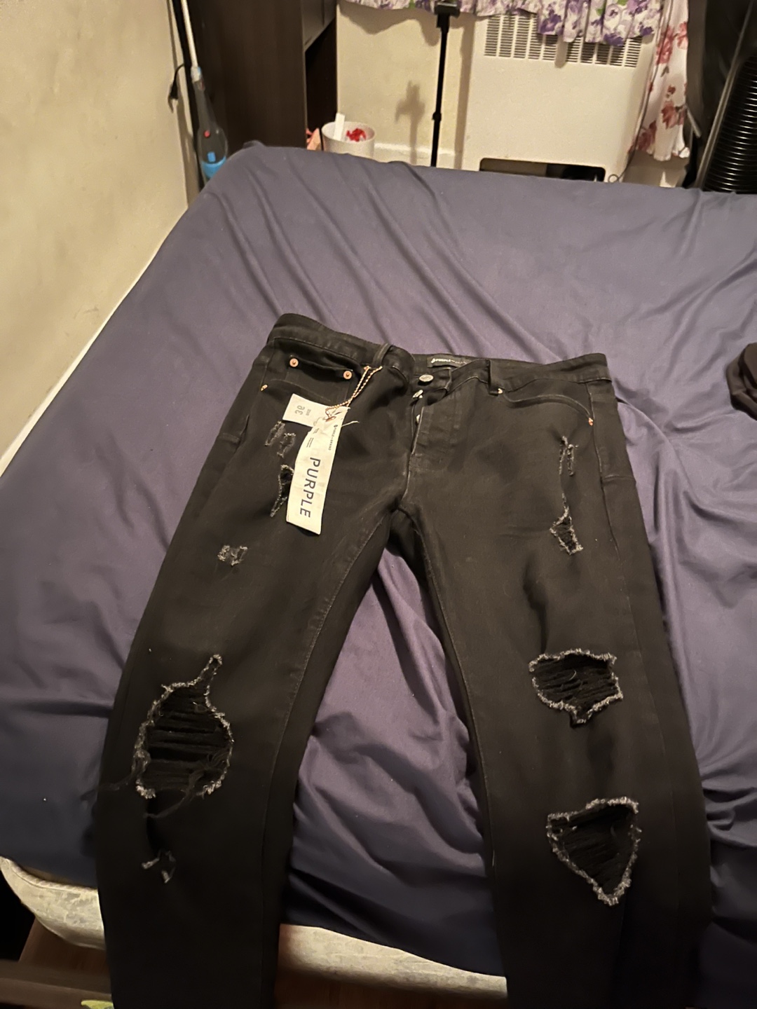 Purple Brand Distressed Black Jeans - photo 2