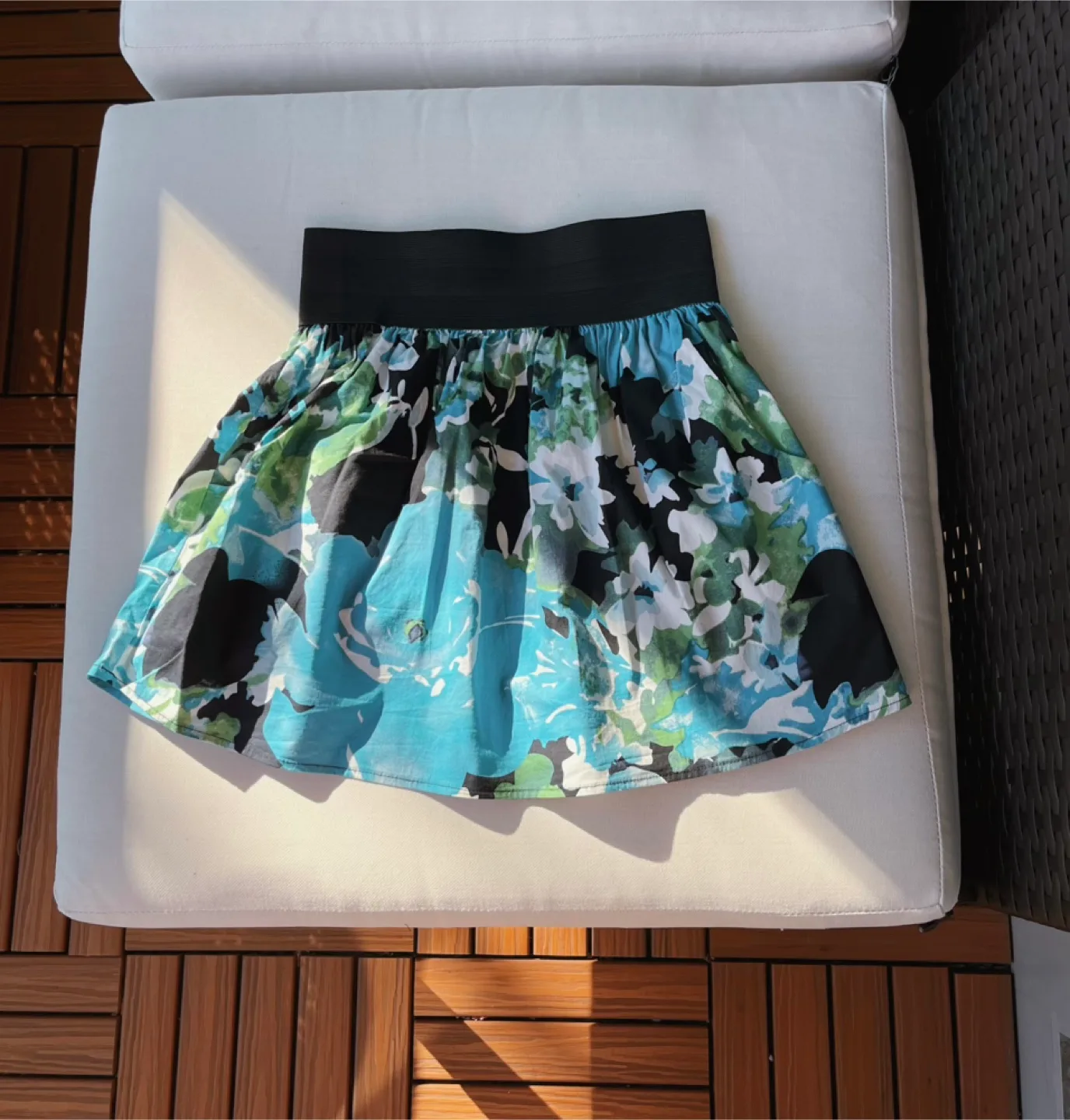 Brand New Seduction Floral Mini Skirt - Size XS thumbnail