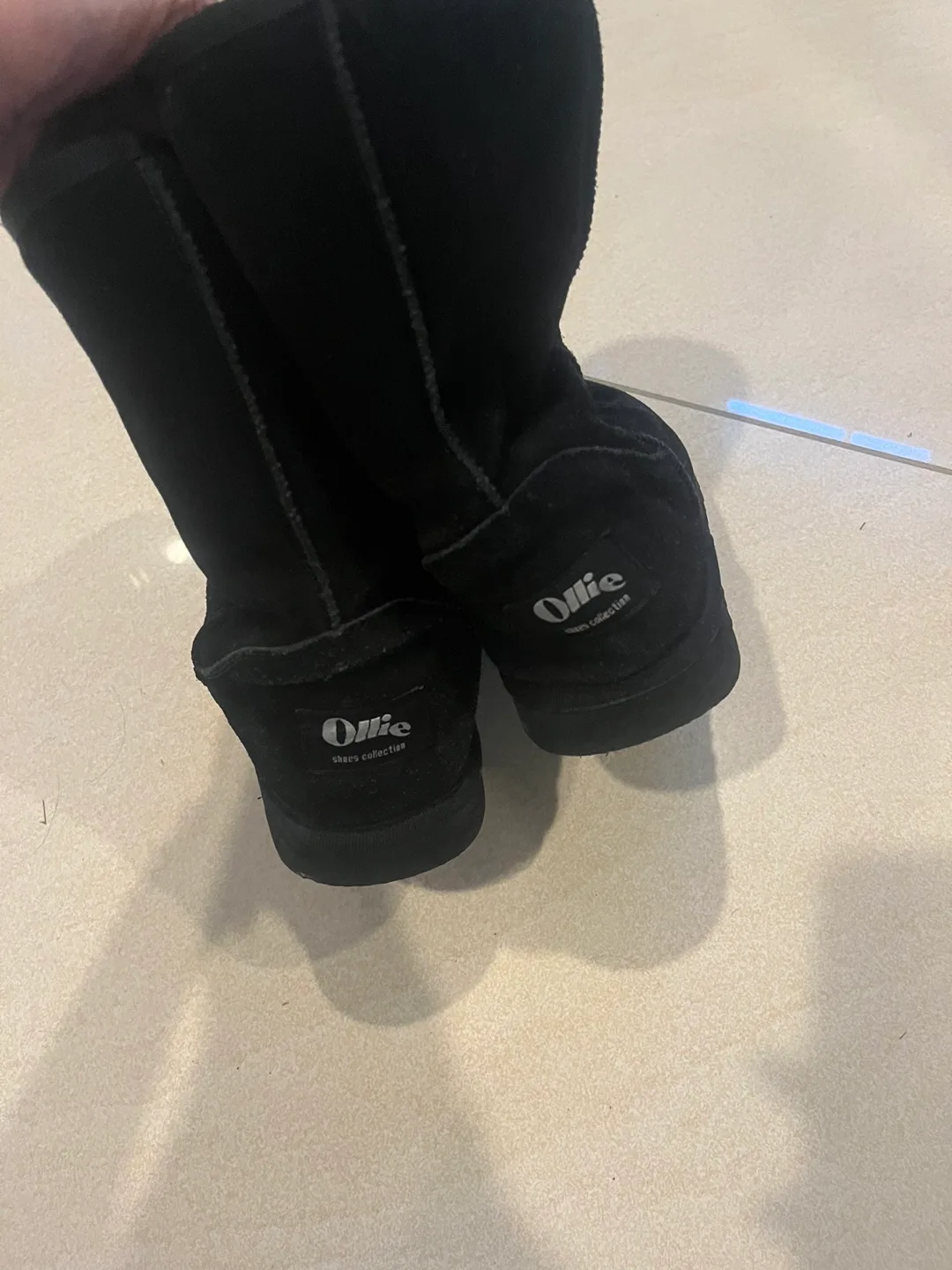 Ollie Shoes Black Boots thumbnail