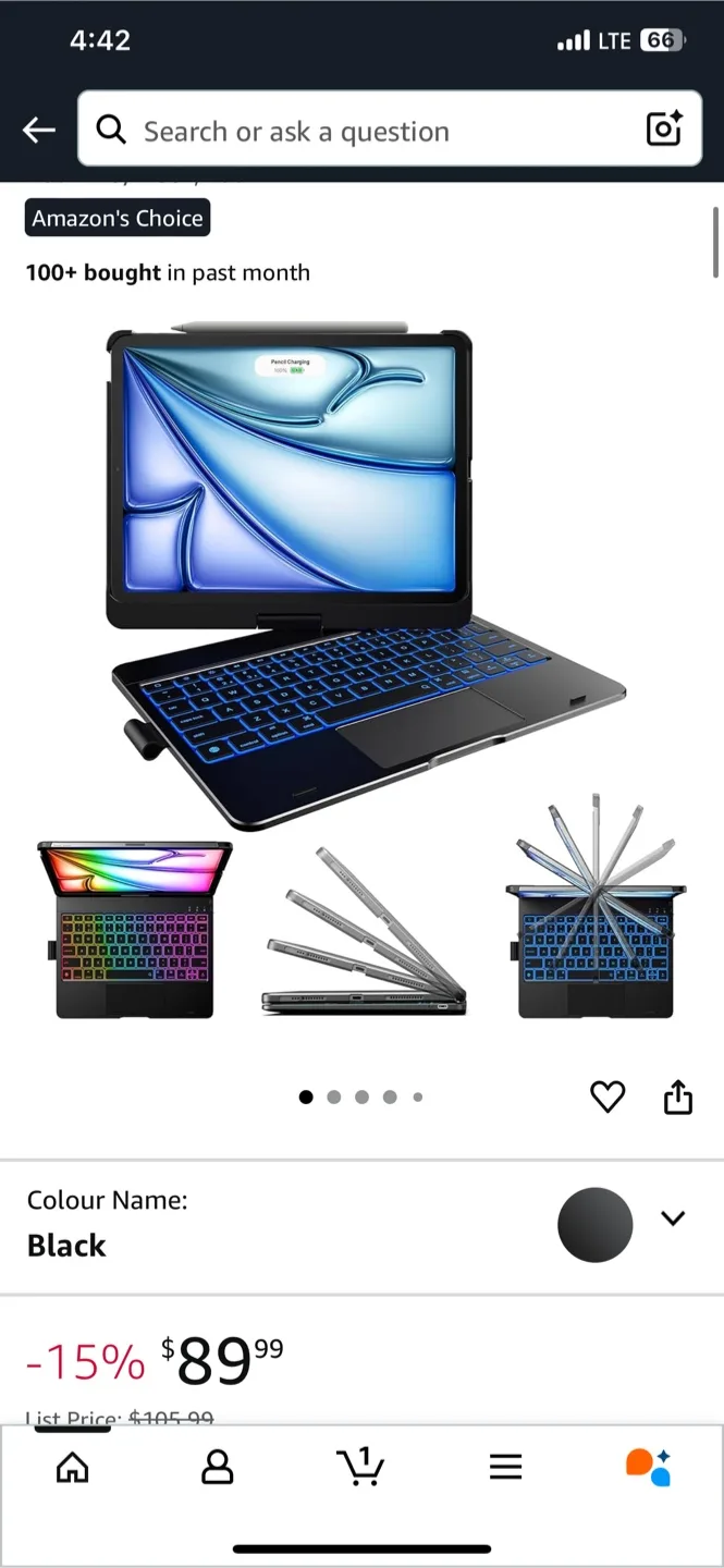 Typecase Touch Keyboard Case 360 (iPad) thumbnail