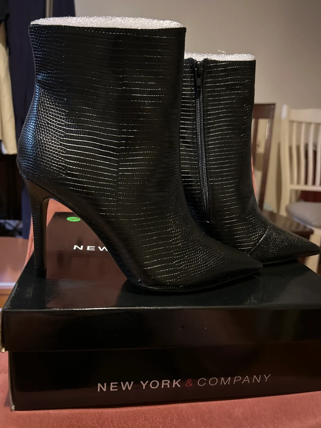New York & Company Black Gwen Ankle Bootie thumbnail
