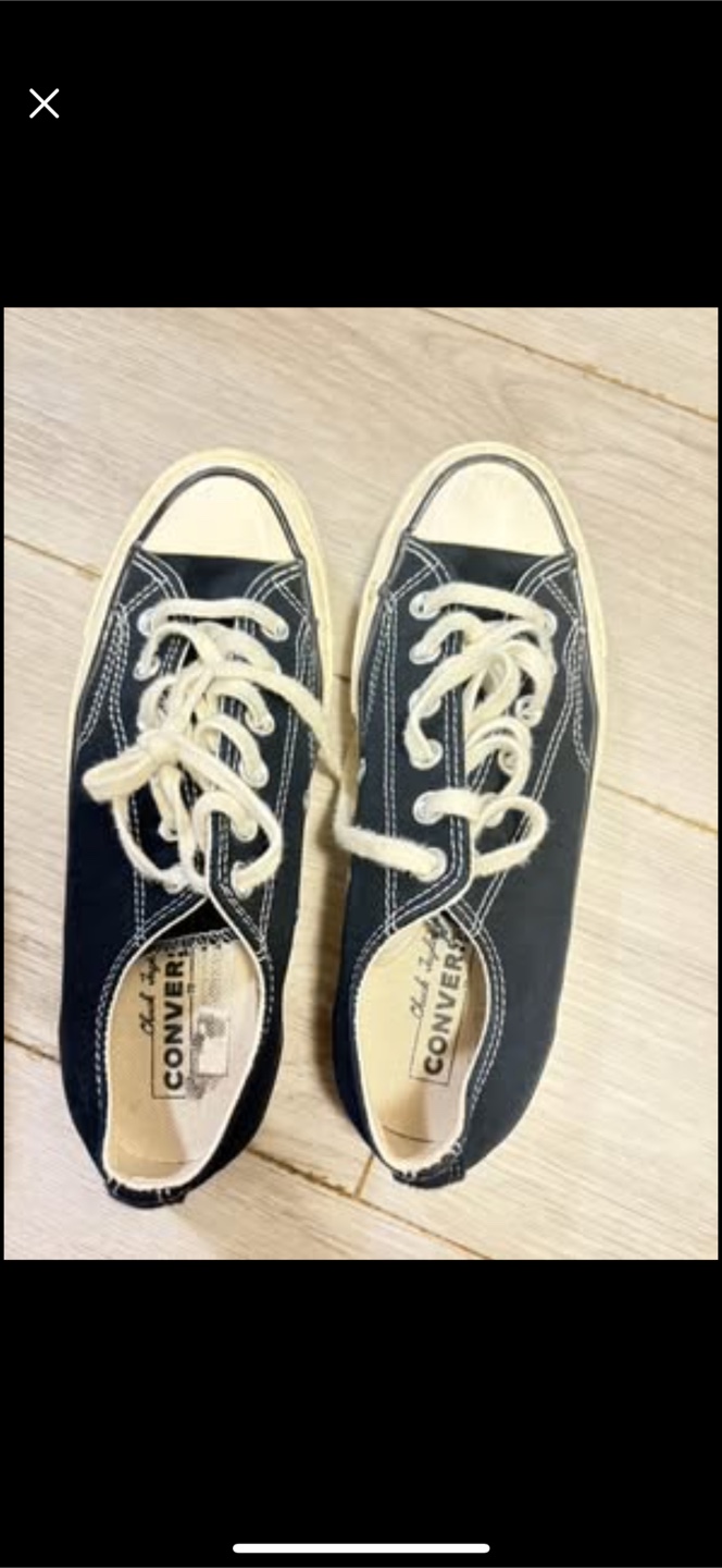 Converse All Star OX (Black) – Women’s Size 8!