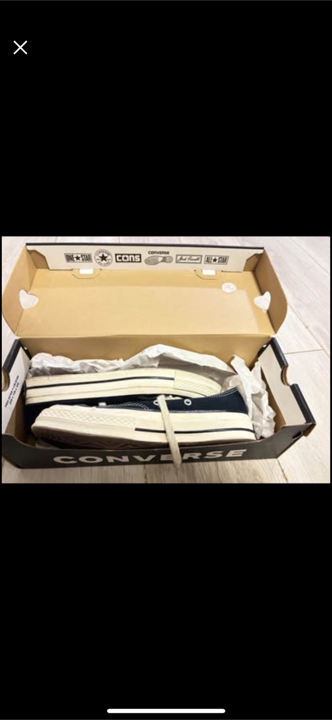 Converse All Star OX (Black) – Women’s Size 8! - photo 4