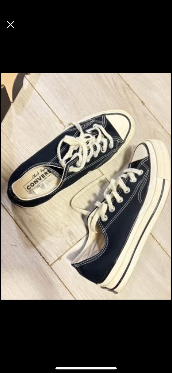 Converse All Star OX (Black) – Women’s Size 8! - photo 3