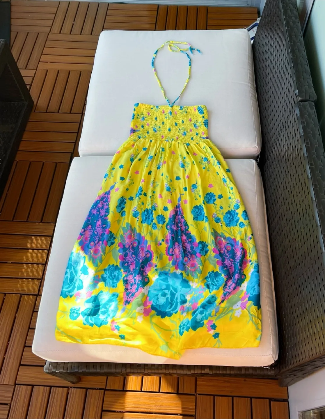Yellow Floral Sundress thumbnail