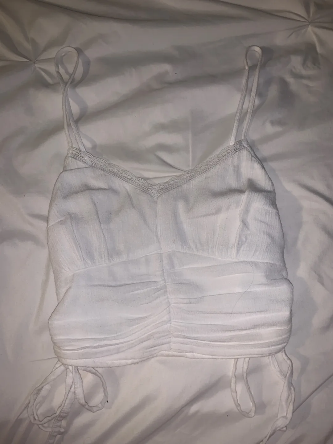 Hollister White Tank Top - Size XS thumbnail