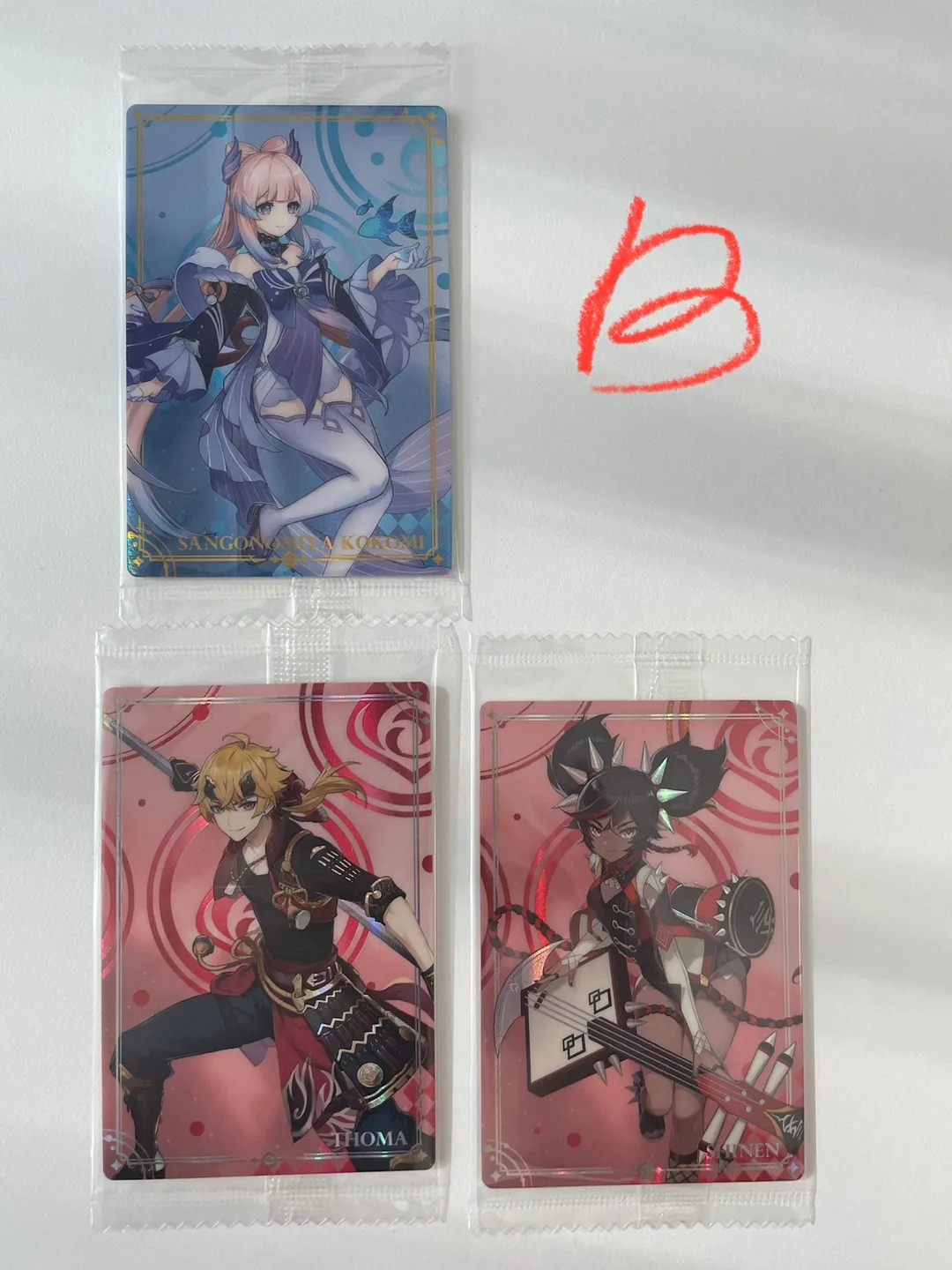 Genshin Impact Anime Metallic Trading Cards thumbnail