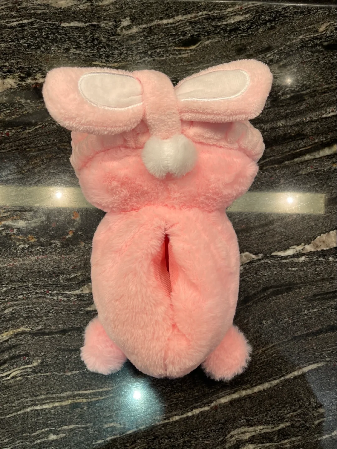 Pink Plush Duck Tissue Box Cover image indicator(2)