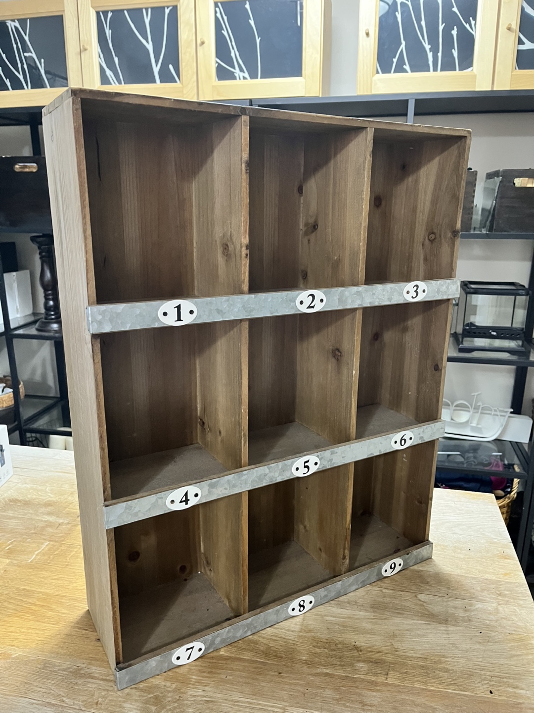 Farmhouse Wooden Wall Shelf