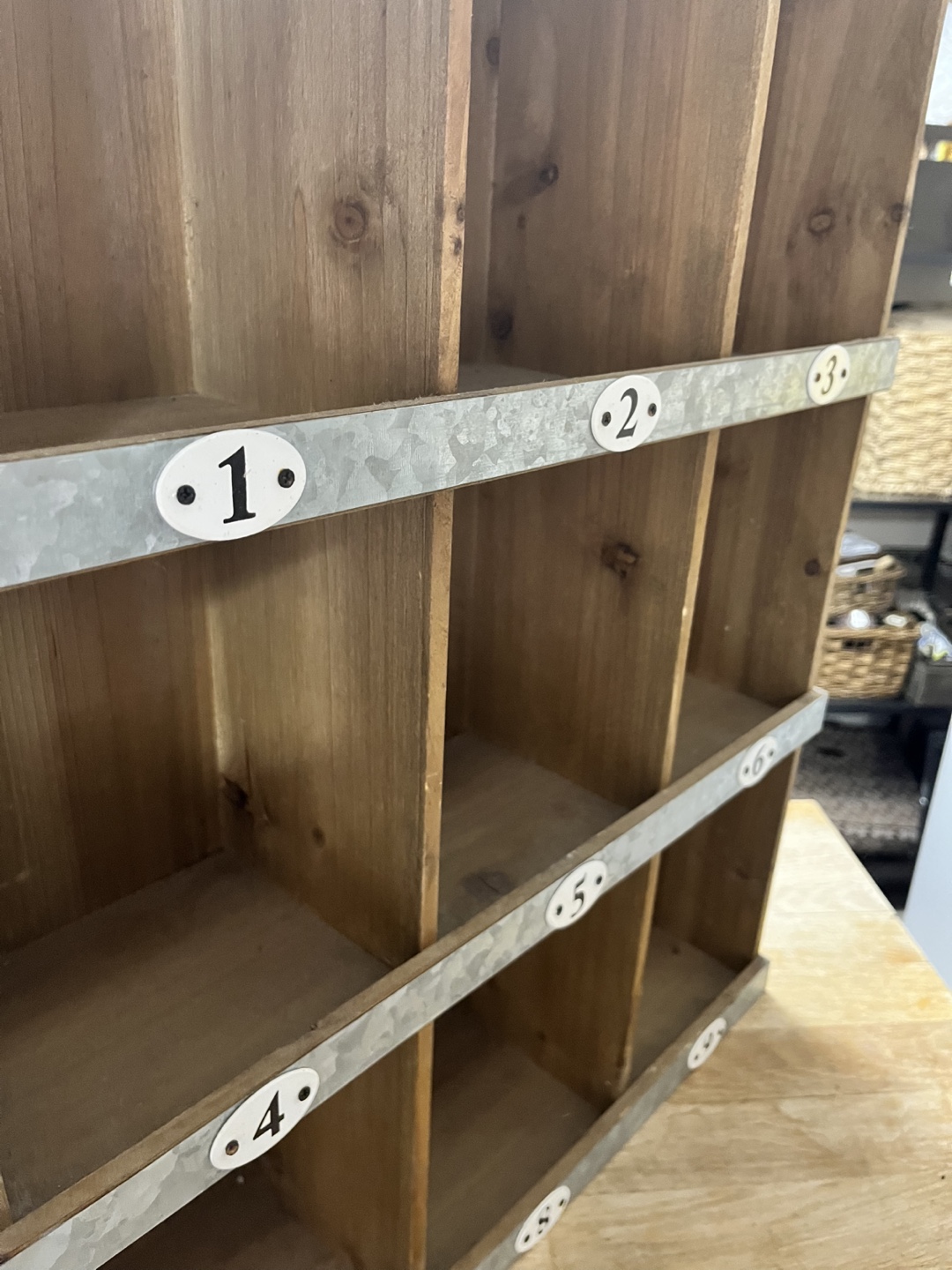 Farmhouse Wooden Wall Shelf - photo 3