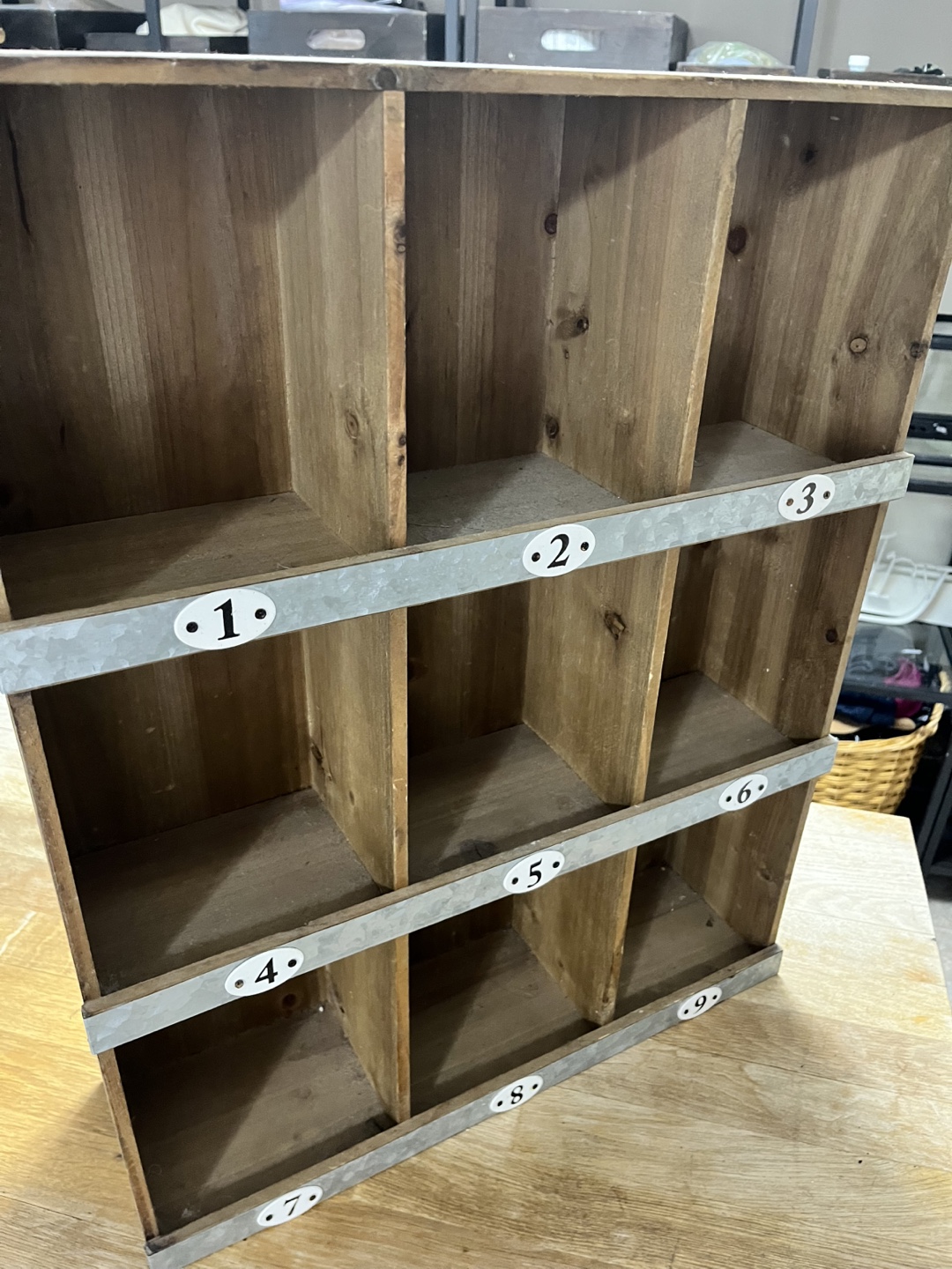 Farmhouse Wooden Wall Shelf - photo 2