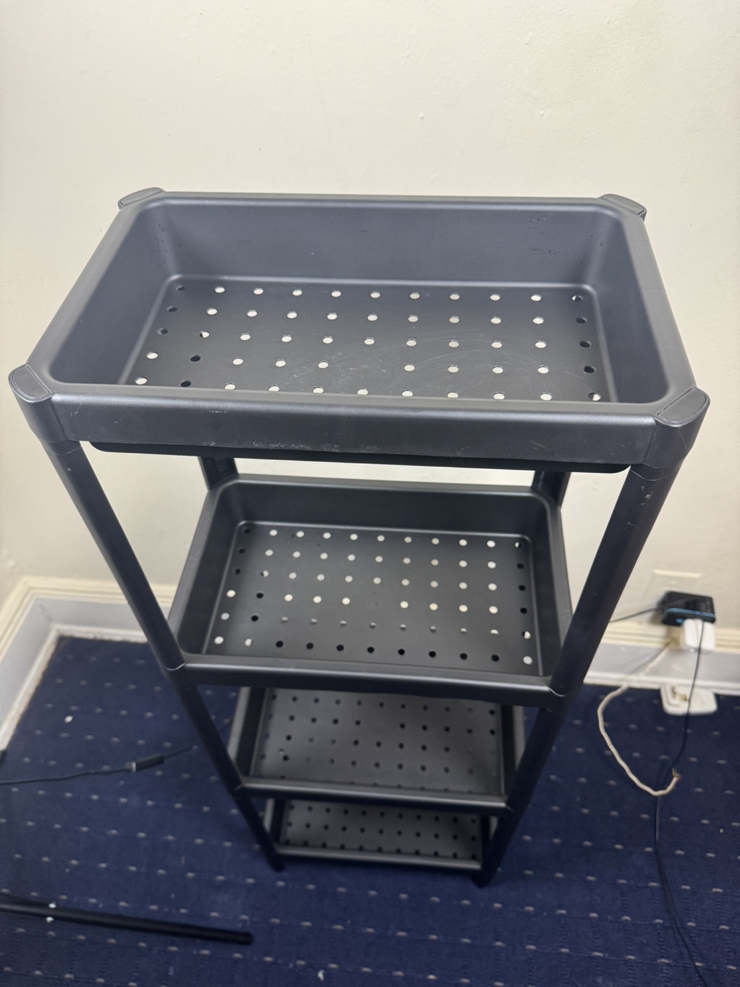 Heavy Duty Plastic Storage 4-Tier Utility BRAND NEW - photo 2