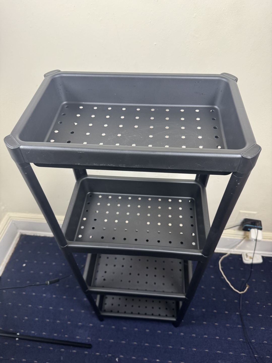 Heavy Duty Plastic Storage 4-Tier Utility BRAND NEW