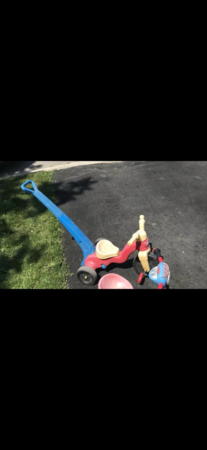 Tricycle with Parent Handle Bar and Scooter Set image indicator(2)