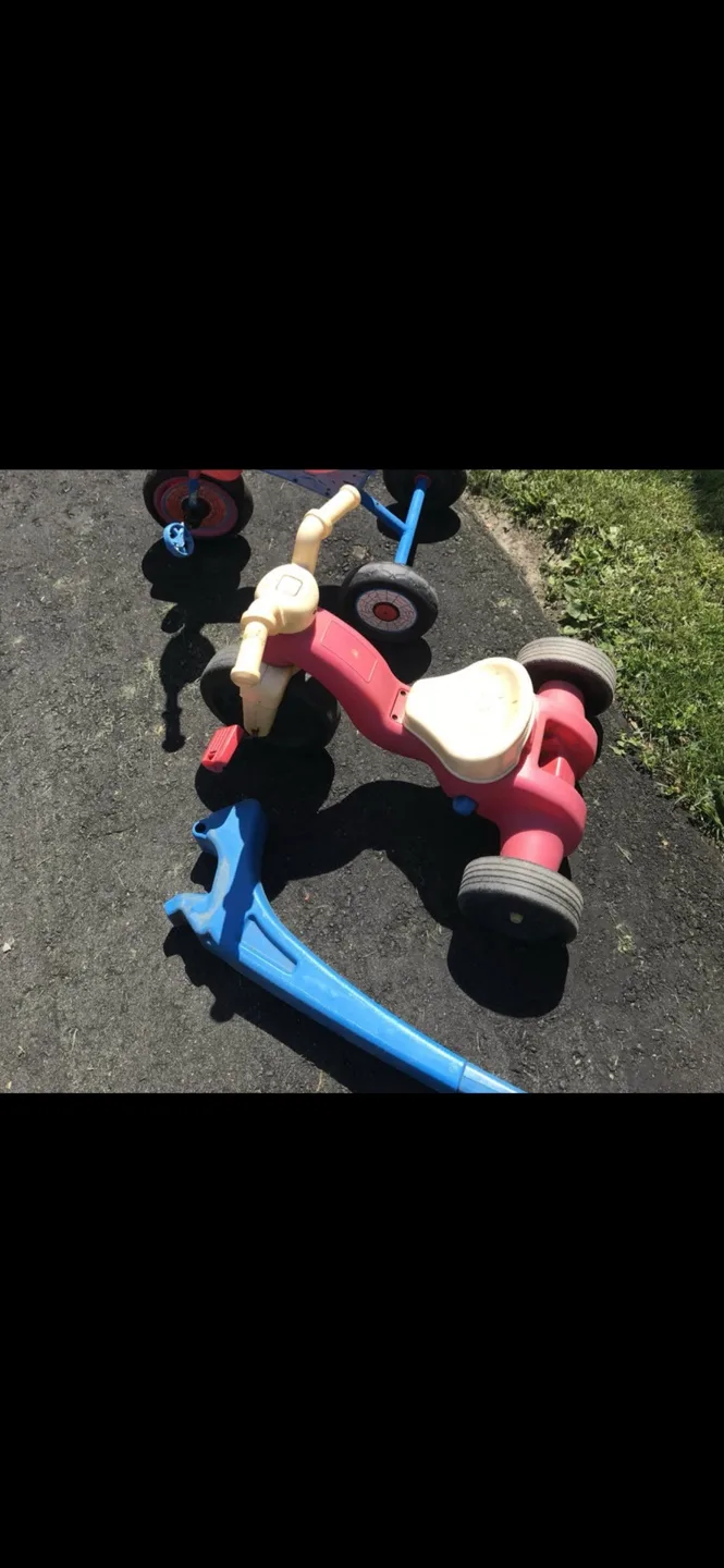 Tricycle with Parent Handle Bar and Scooter Set image indicator(5)