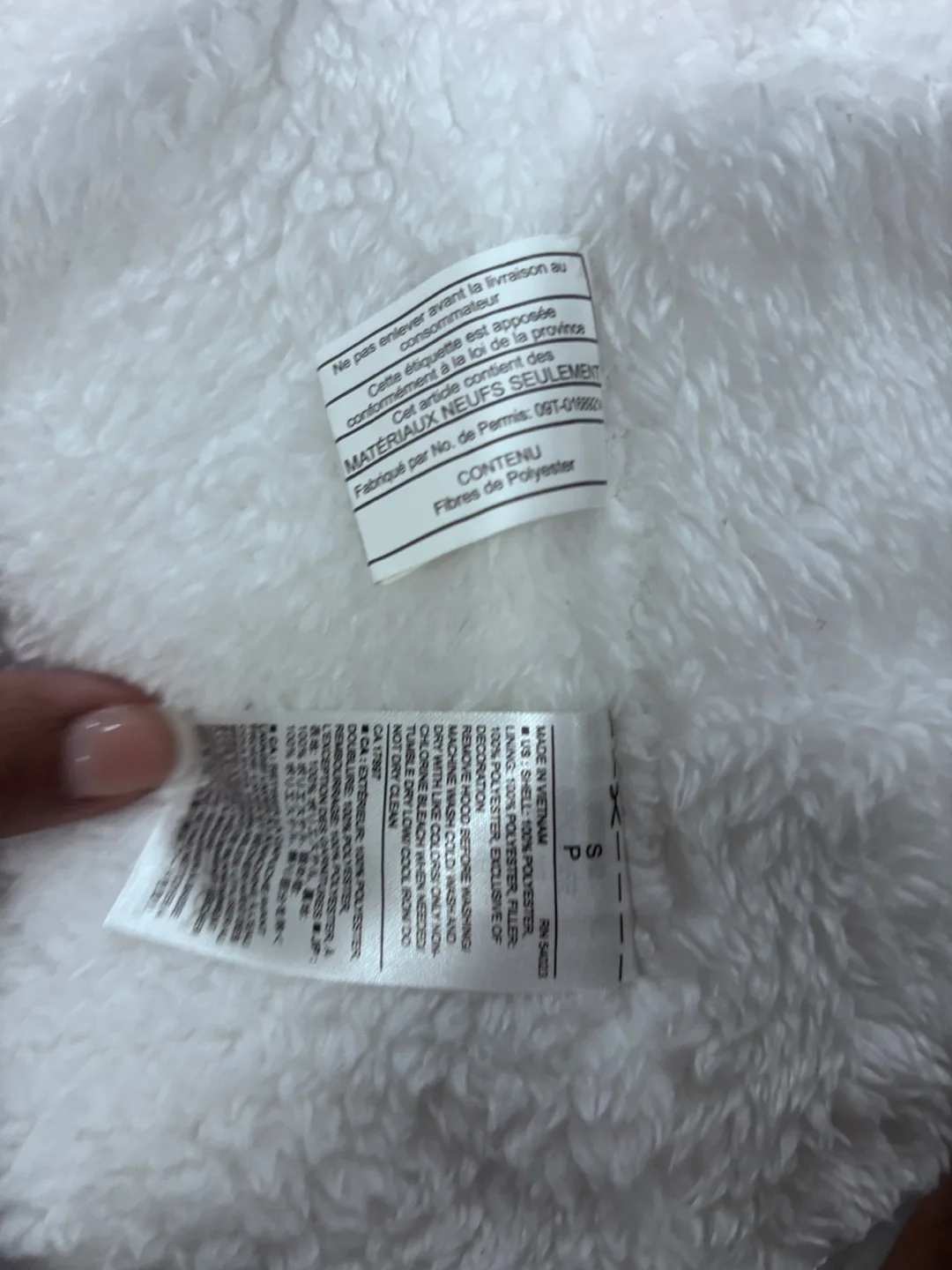 Banana Republic White Puffer Vest - Size S image indicator(5)