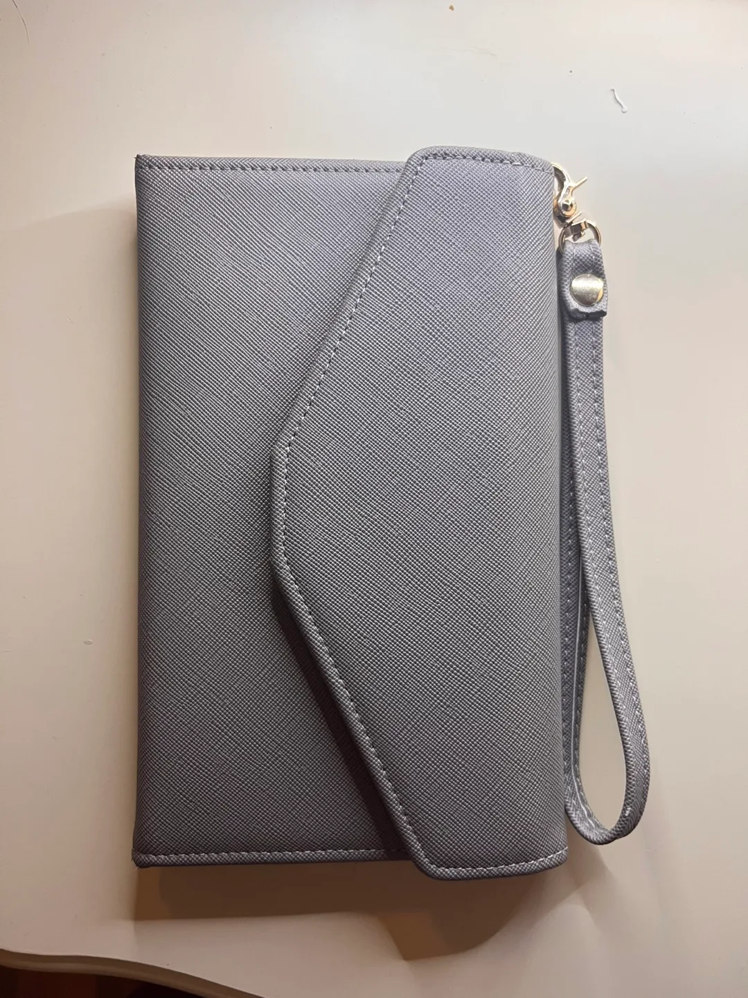 Gray Travel Wallet Organizer - RFID Blocking thumbnail