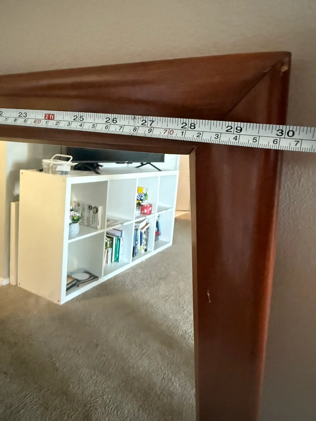 Wood Framed Mirror (42" x 30") image indicator(2)