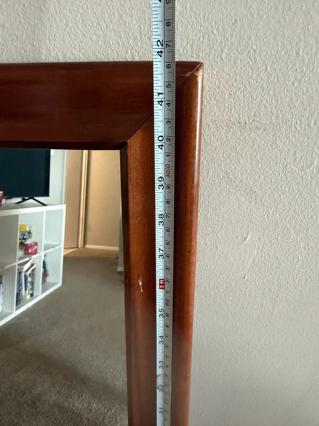 Wood Framed Mirror (42" x 30") image indicator(3)