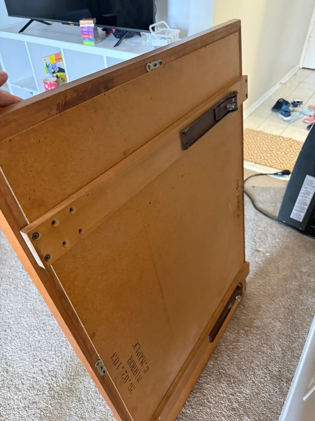 Wood Framed Mirror (42" x 30") image indicator(4)