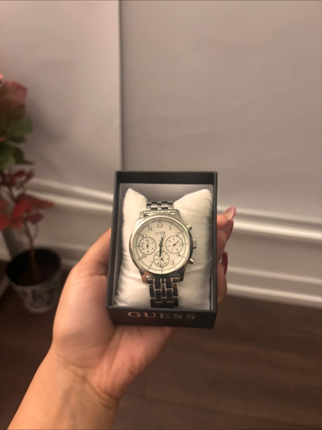 Guess Silver Chronograph Watch - New in Box! thumbnail