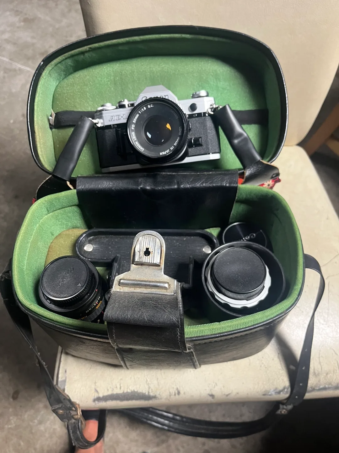 Canon AE-1 Film Camera with Case & Accessories thumbnail