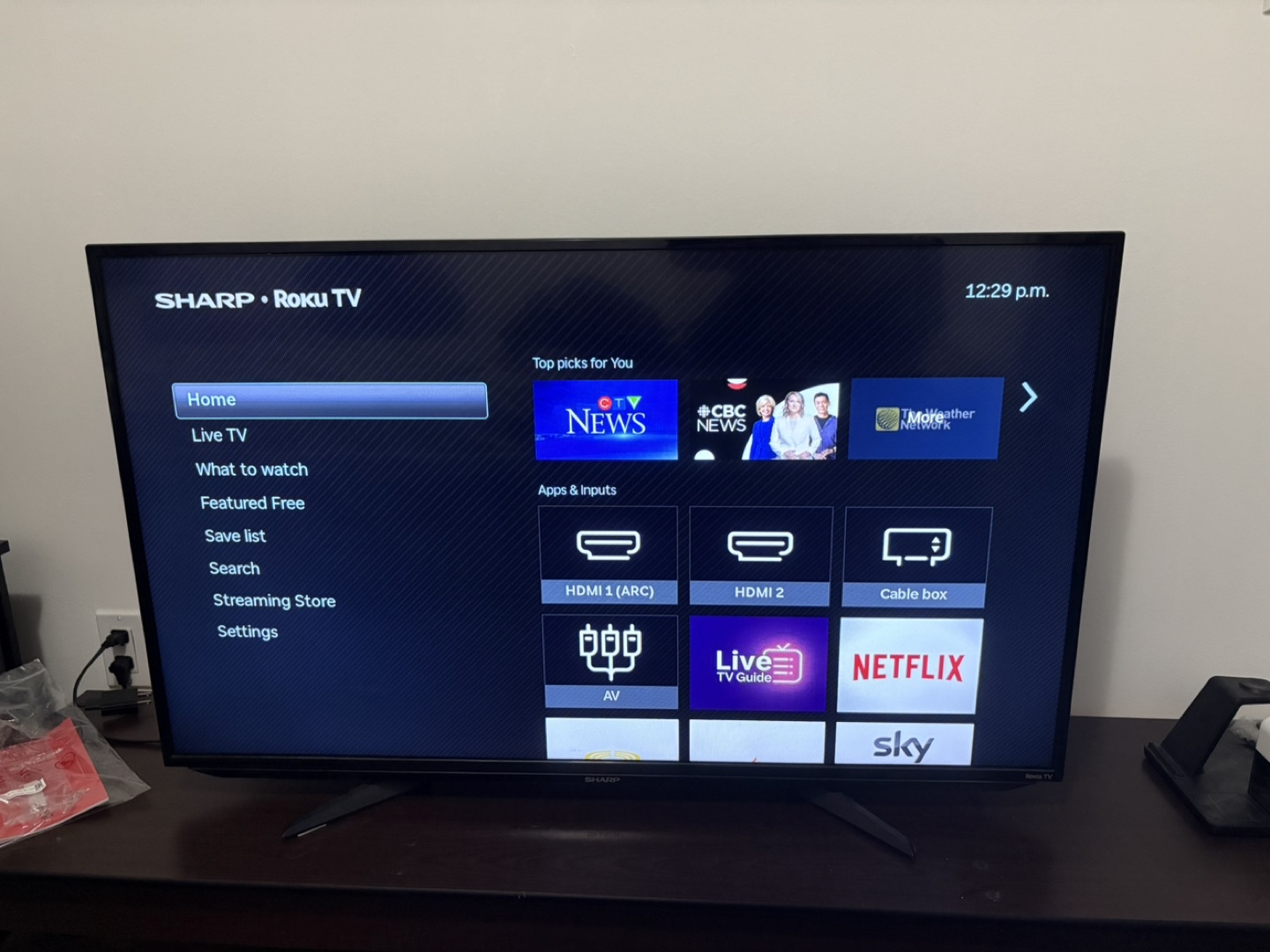 Sharp Roku TV 50” - photo 2