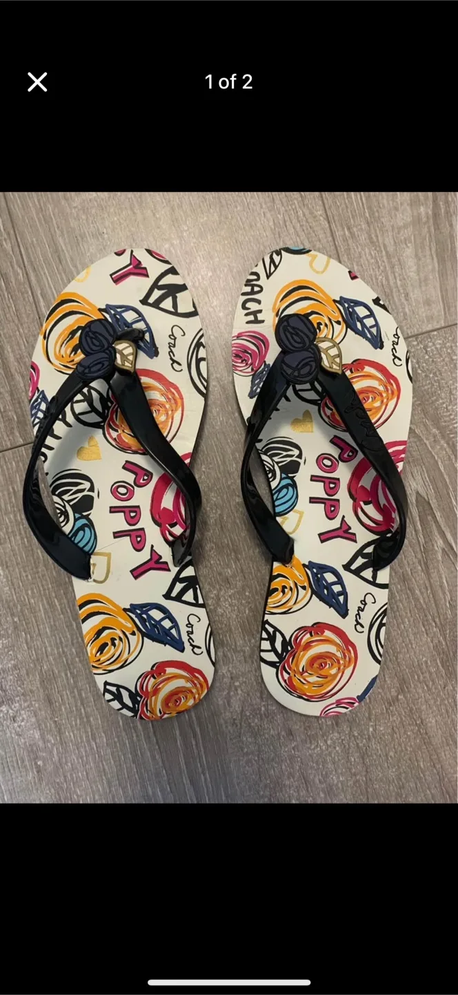 Coach Poppy Flip Flops thumbnail