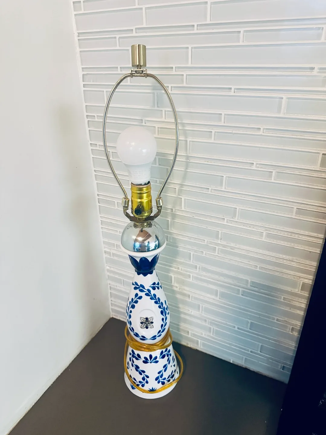 CLASE AZUL TEQUILA TABLE LAMP VINTAGE MEXICAN LIGHT thumbnail