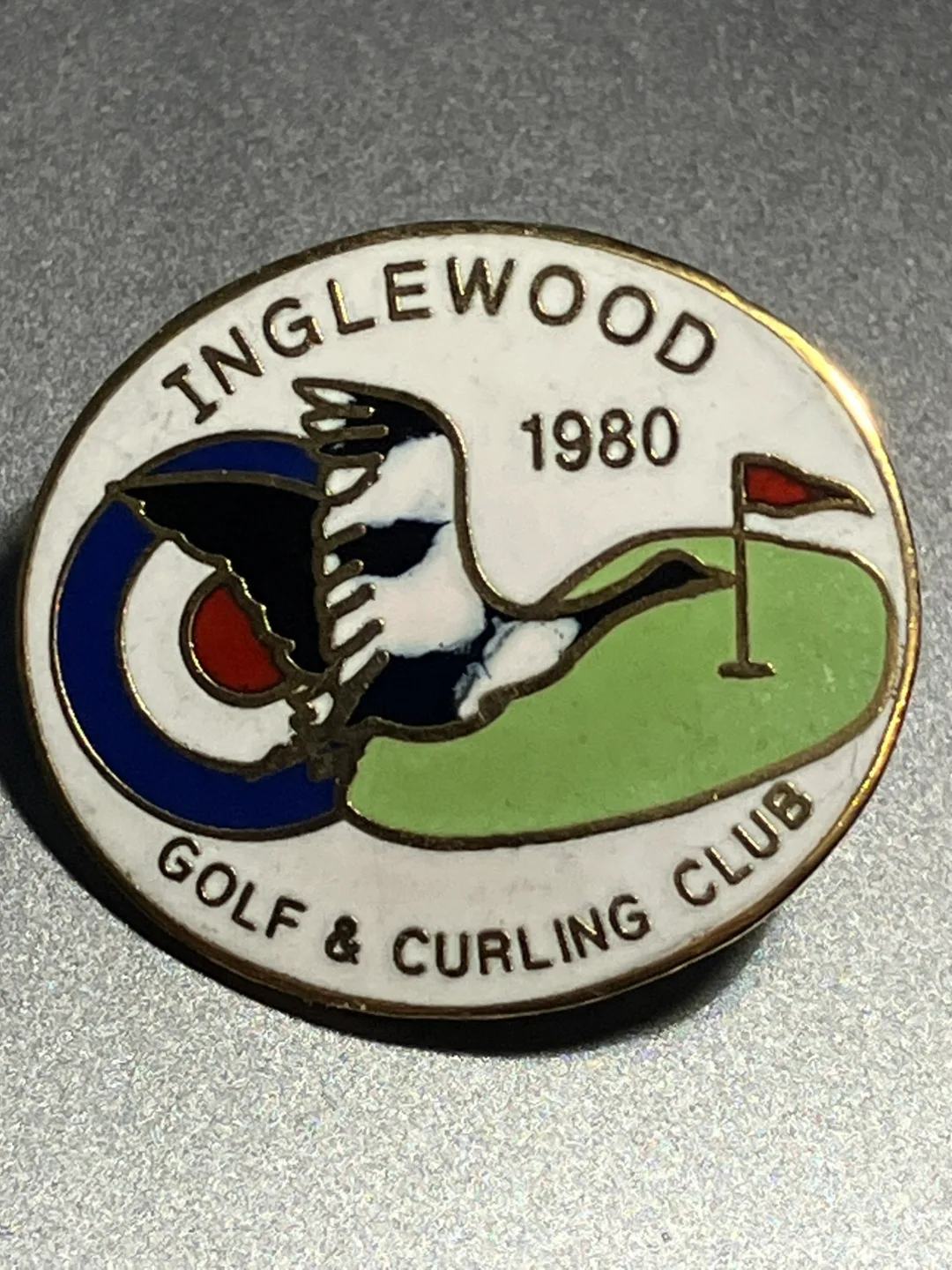 Inglewood Golf & Curling Club 1980 Pin thumbnail