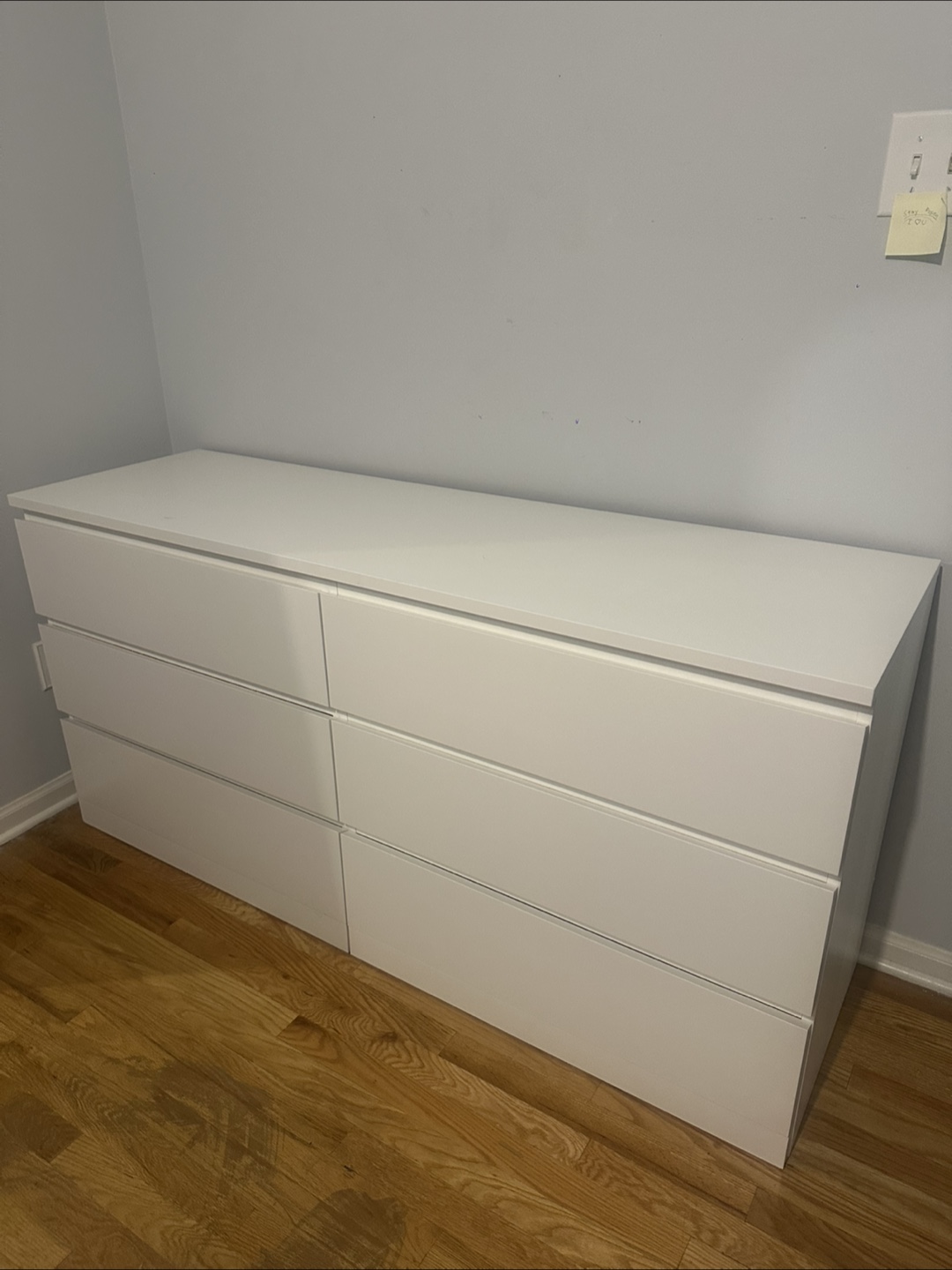 IKEA Hemnes White 6-Drawer Dresser