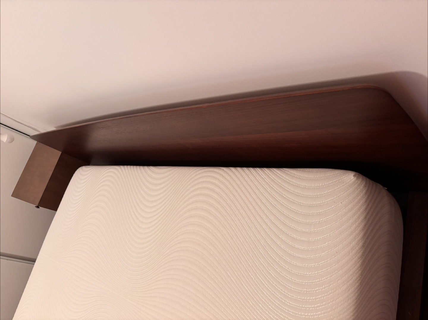 Dark Wood Queen Bed Frame - photo 4