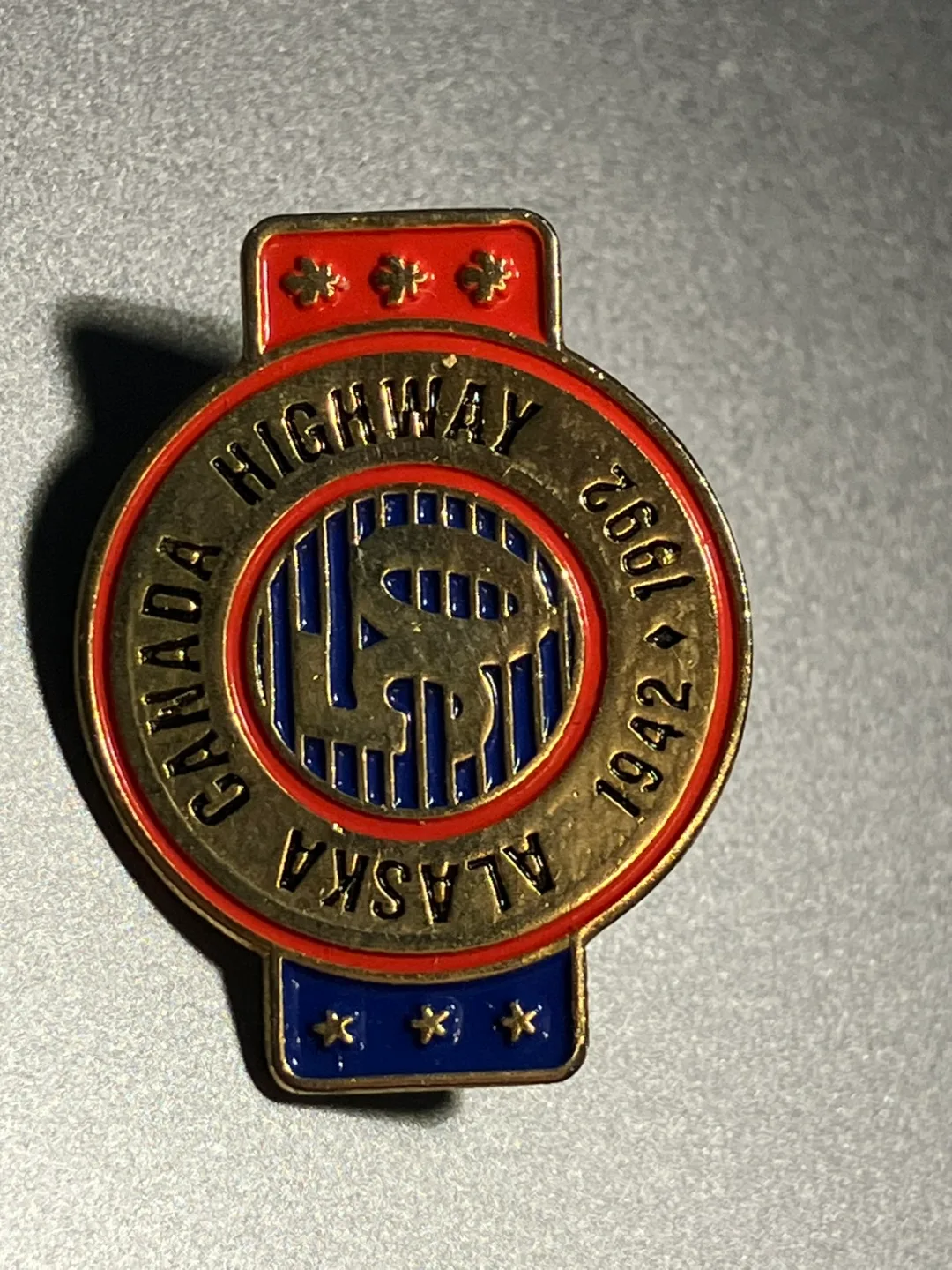 Vintage Canada Alaska Highway Pin - 1942-1992 thumbnail