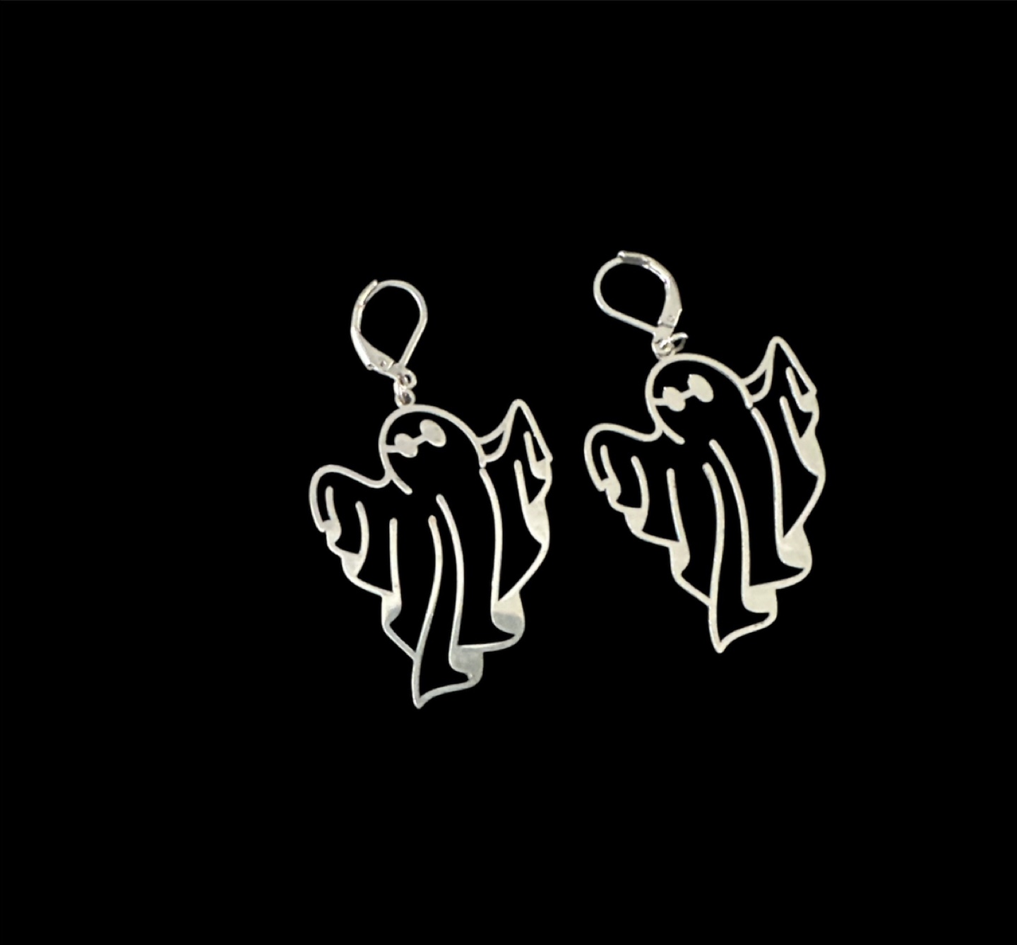 Halloween Earrings - Ghost, Spiderweb, Skeleton - photo 2