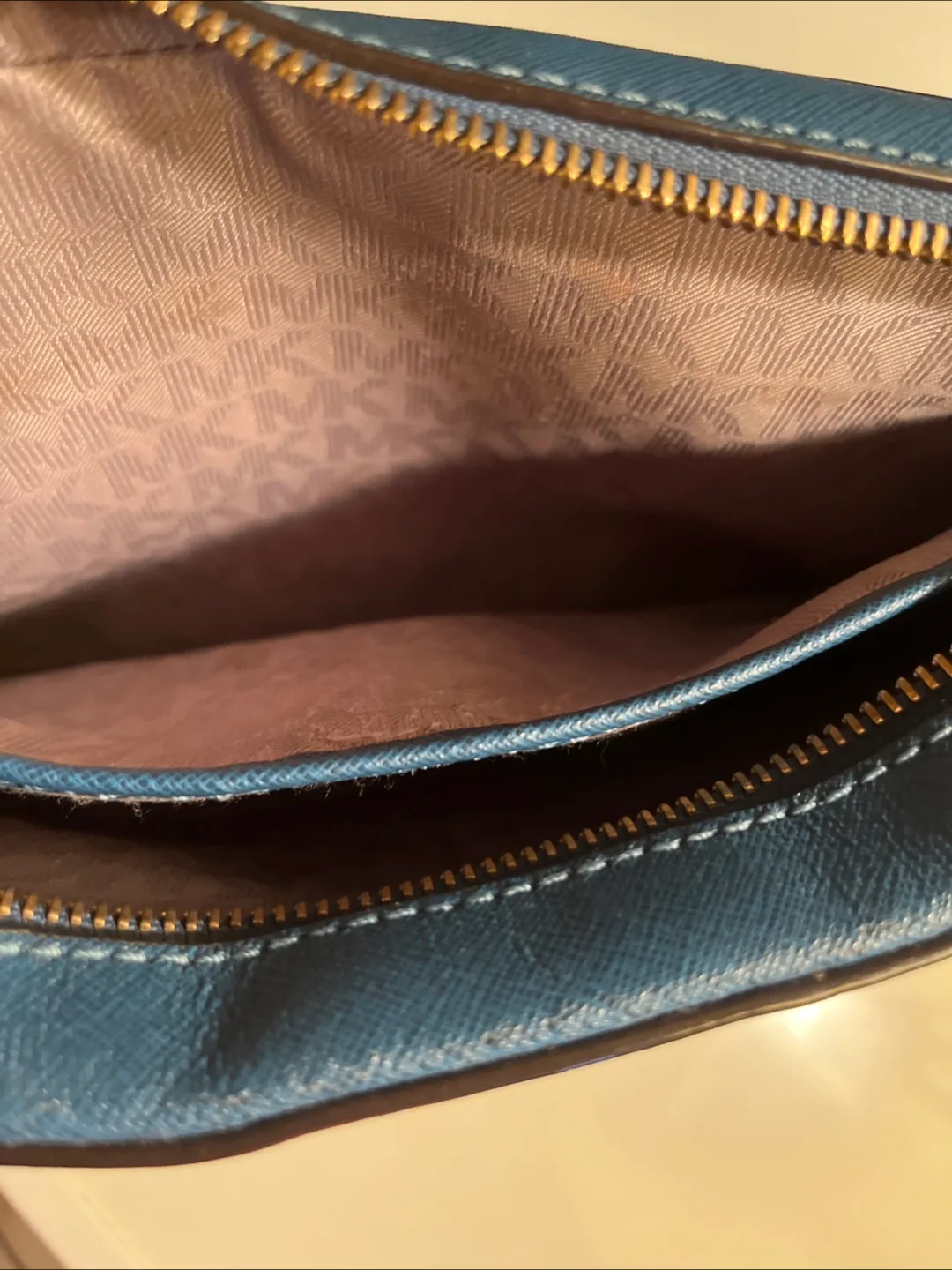 Michael Kors Blue leather  Crossbody Bag image indicator(4)